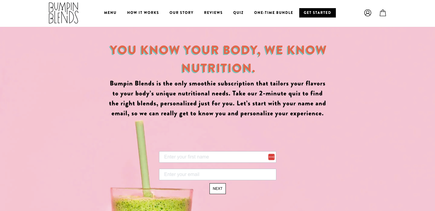 BumpinBlends Advanced Welcome Email